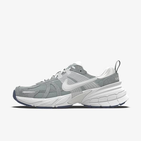 Grey suede nike outlet